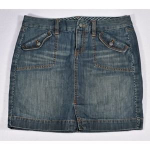 Tommy Hilfiger Jean Skirt Women's Size 6 Denim Blue